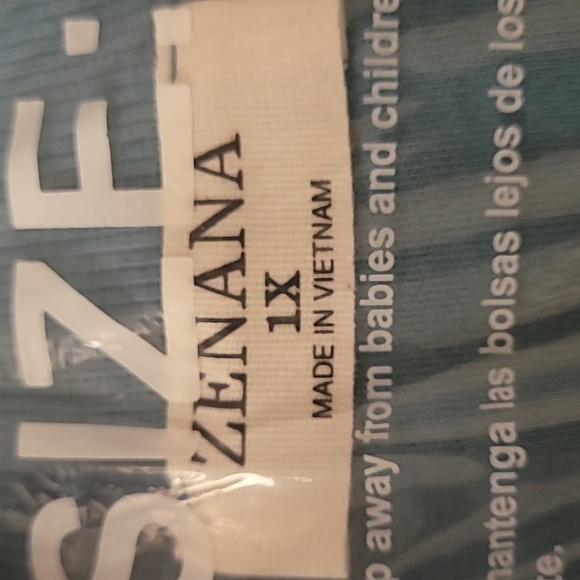 ZENANA SLEEVELESS HAREM JUMPSUIT DUSTY TEAL SIZE 1X - Picture 4 of 7